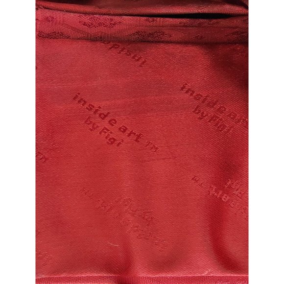 Inside Art By Figi Sleeping Tabby Cat Christmas Hand Painted Ornament w/ Box - Picture 5 of 5